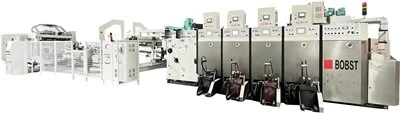 安価な Bobst 底部印刷ダイカット スロッター インライン ケースメーカー